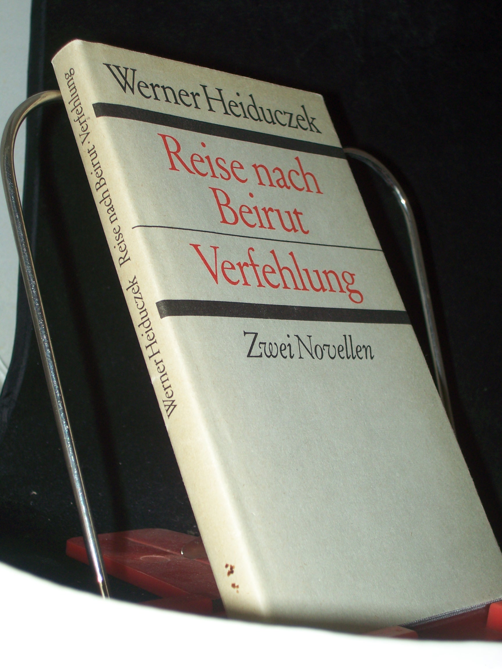 Artikelbild 1 des Artikels “Reise nach Beirut Verfehlung. 2 Novellen / Werner Heiduczek “