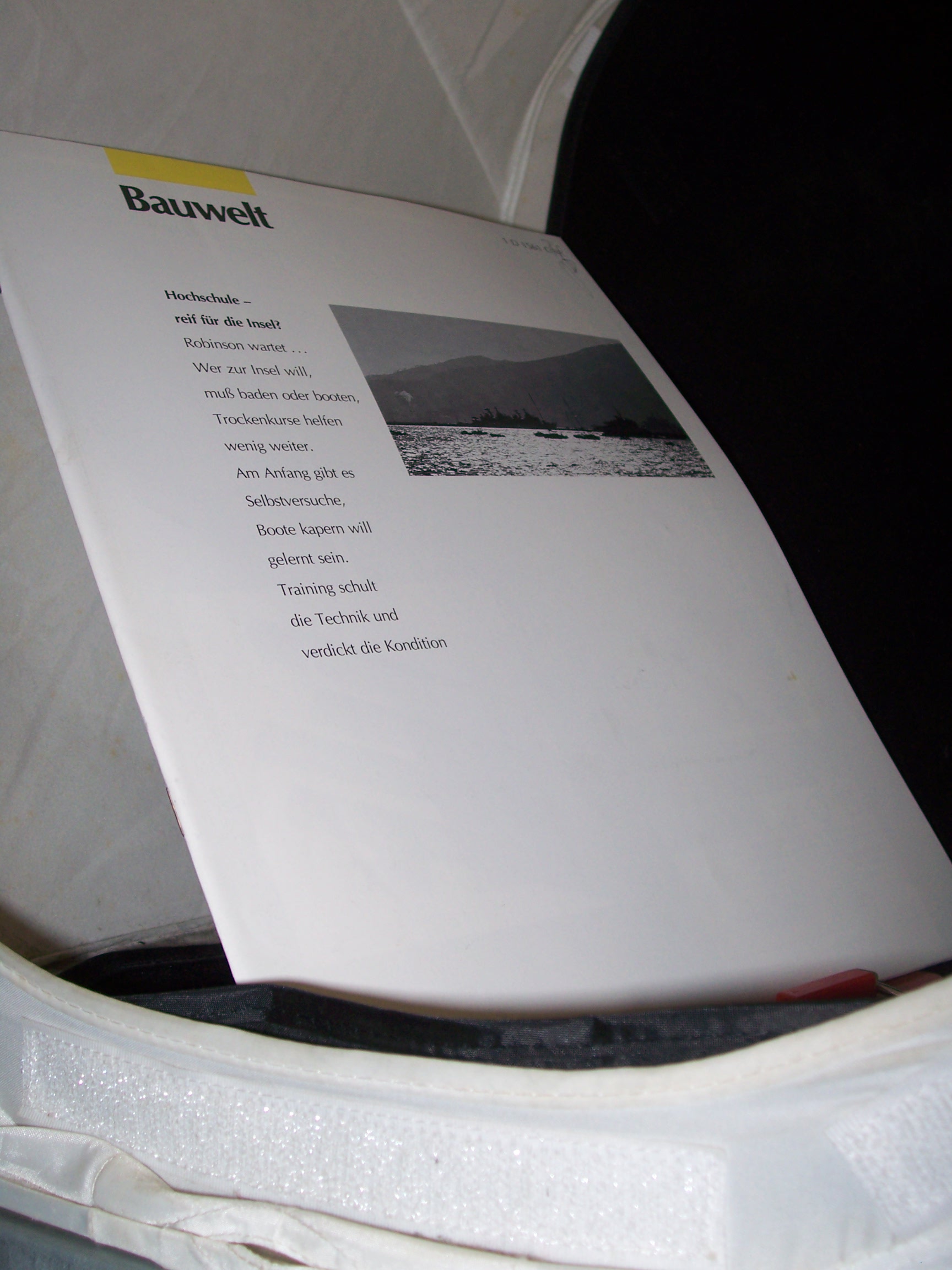 Artikelbild 1 des Artikels “15/1991 Hochschule reif für die Insel “