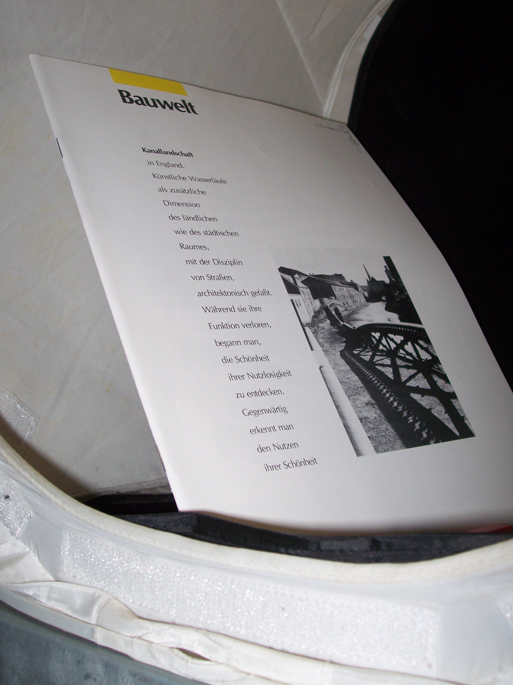 Artikelbild 1 des Artikels “14/1991 Kanallandschaft “