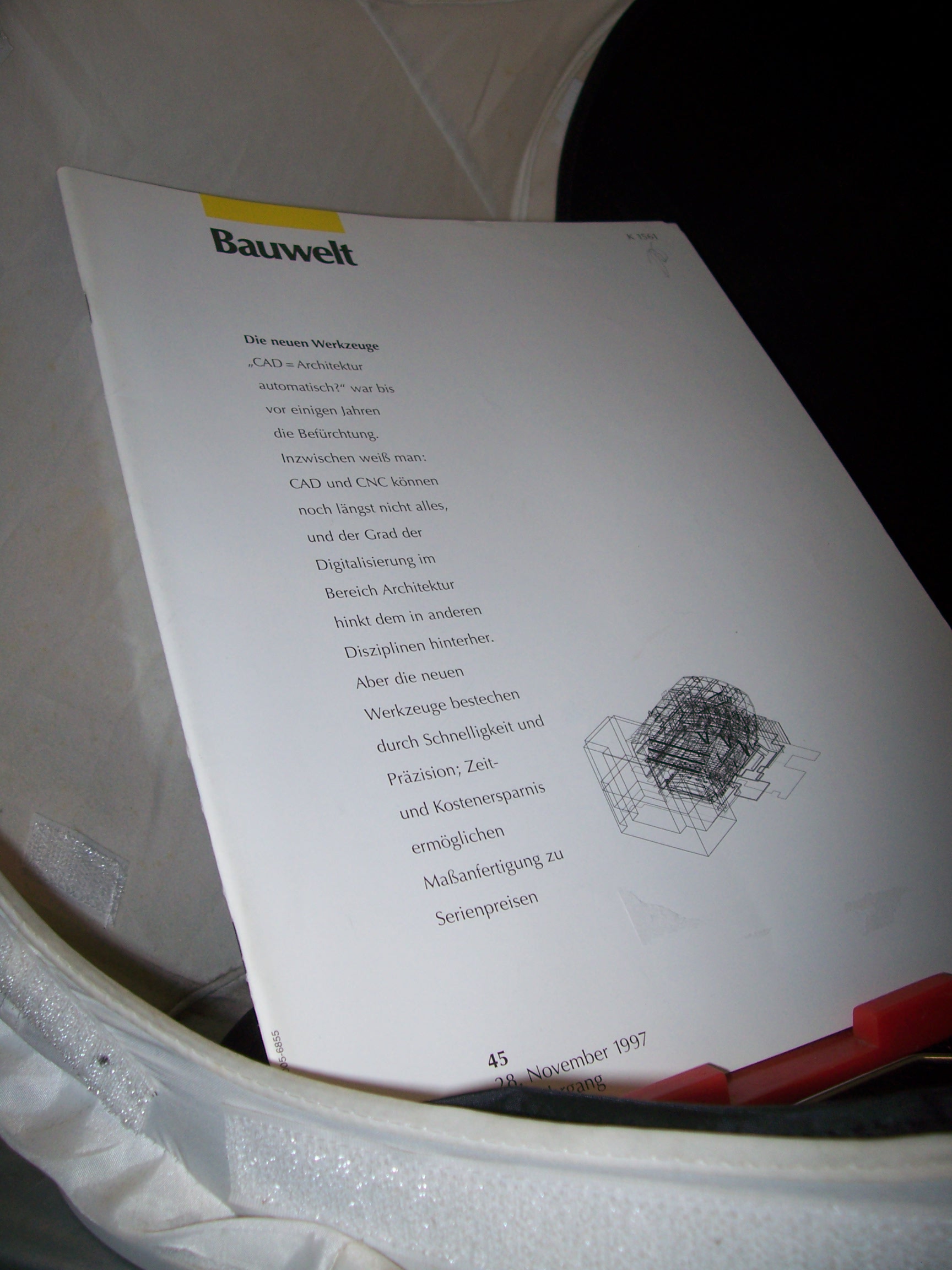 Artikelbild 1 des Artikels “45/1997 die neuen Werkzeuge “