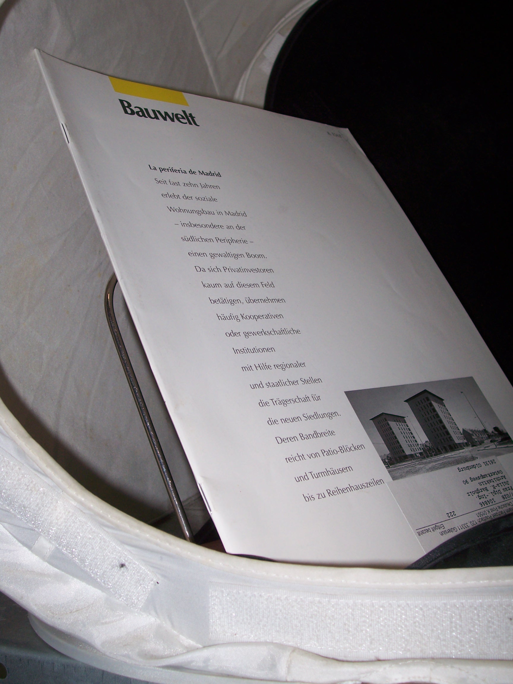 Artikelbild 1 des Artikels “28/1997 La periferia de Madrid “