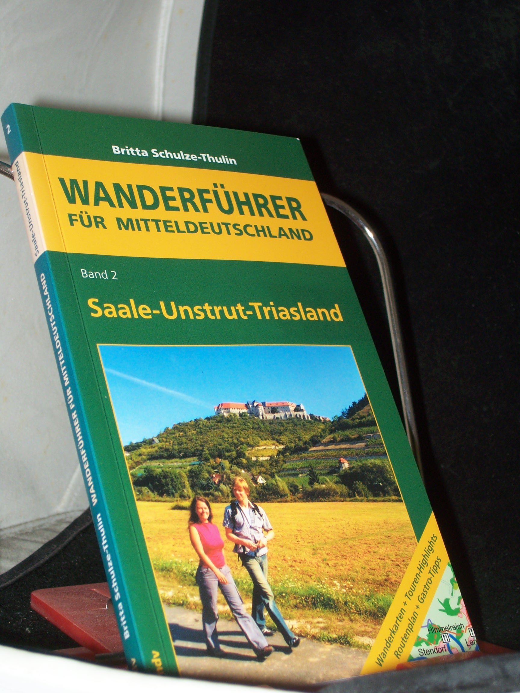 Artikelbild 1 des Artikels “Schulze-Thulin, Britta: Wanderführer für Mitteldeutschland Teil: Bd.
2., Saale-Unstrut-Triasland : 20 Rund- und Streckenwanderungen “