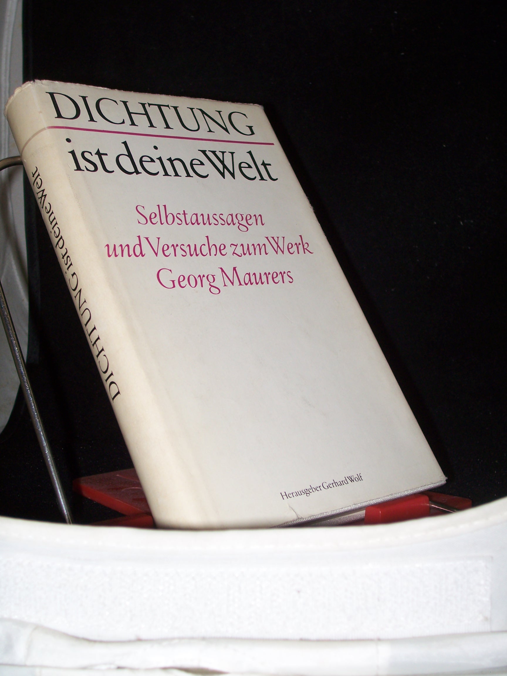 Artikelbild 1 des Artikels “Dichtung ist deine Welt : Selbstaussagen u. Versuche z. Werk Georg Maurers / [hrsg. von Gerhard Wolf] “