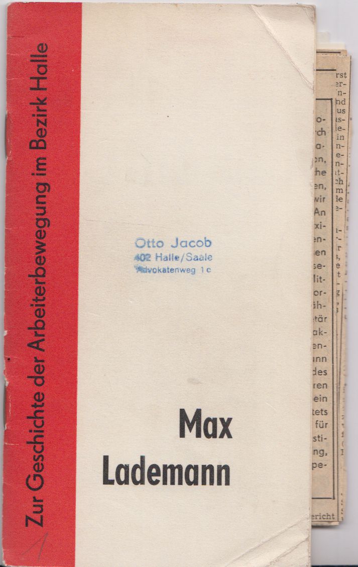 Artikelbild 1 des Artikels “Max Lademann / Gerd Lehmann “