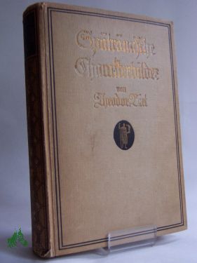 Artikelbild 1 des Artikels “Charakterbilder Spätroms und die Entstehung des modernen Europa /
Theodor Birt “