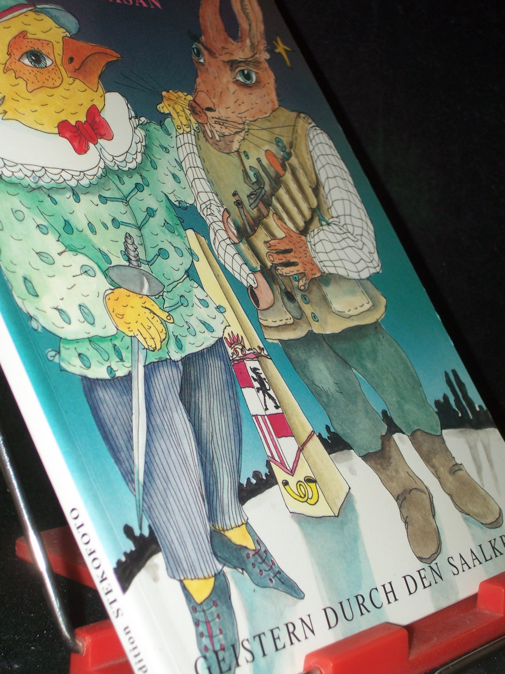 Artikelbild 1 des Artikels “Baron Hackentrick und gantz Edler Flick von Fasan geistern durch den Saalkreis / [Hrsg.: Janos Stekovics. Text: Wilhelm Bartsch. Ill.: Susanne Berner] “