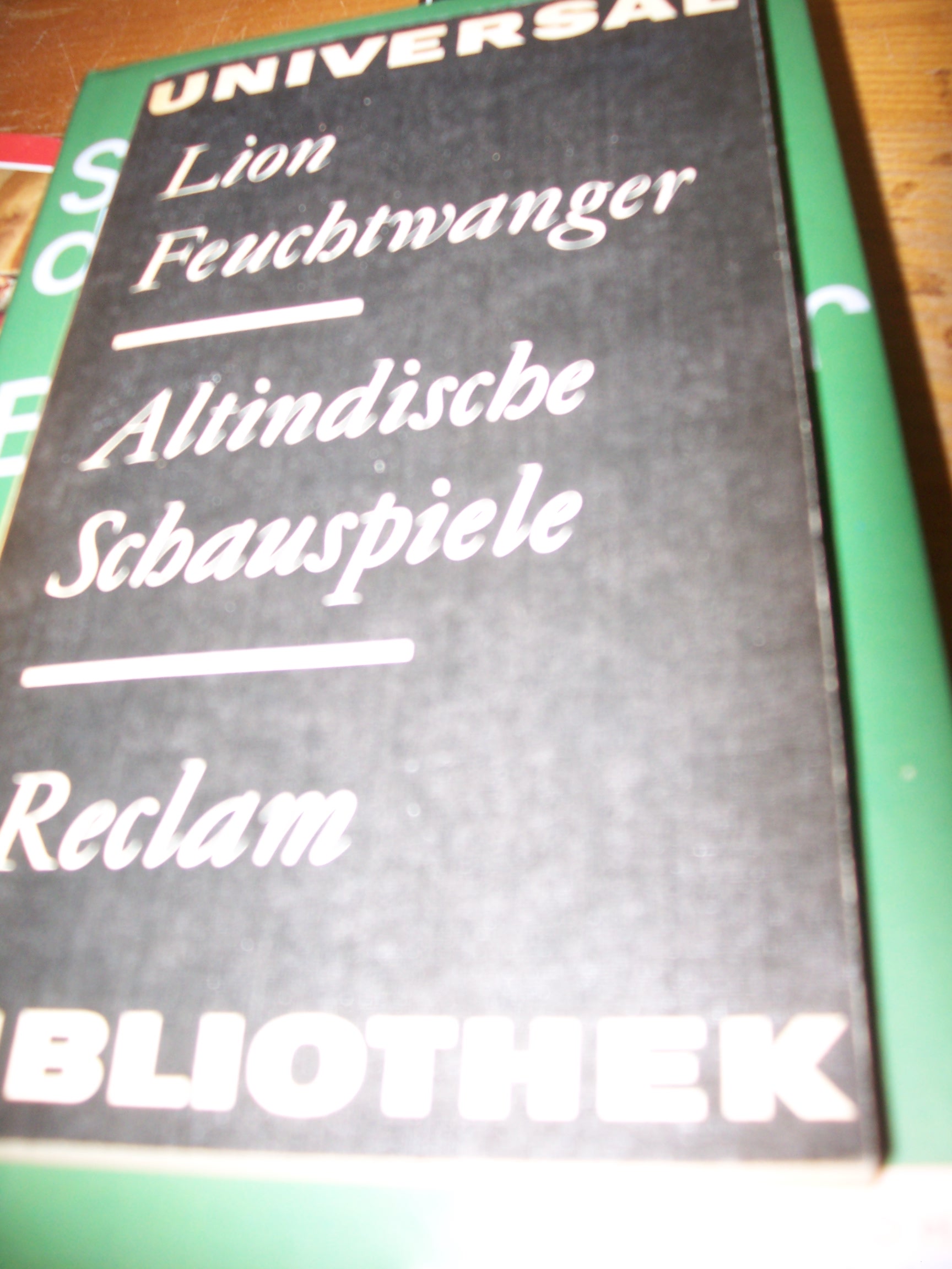 Artikelbild 1 des Artikels “Altindische Schauspiele / Lion Feuchtwanger. [Nachw. u. Anm. von Roland Beer] “