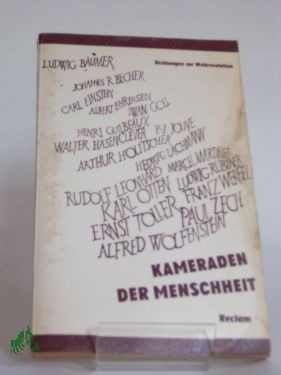 Artikelbild 1 des Artikels “Kameraden der Menschheit : Dichtungen zur Weltrevolution ; e. Sammlung
/ hrsg. von Ludwig Rubiner “
