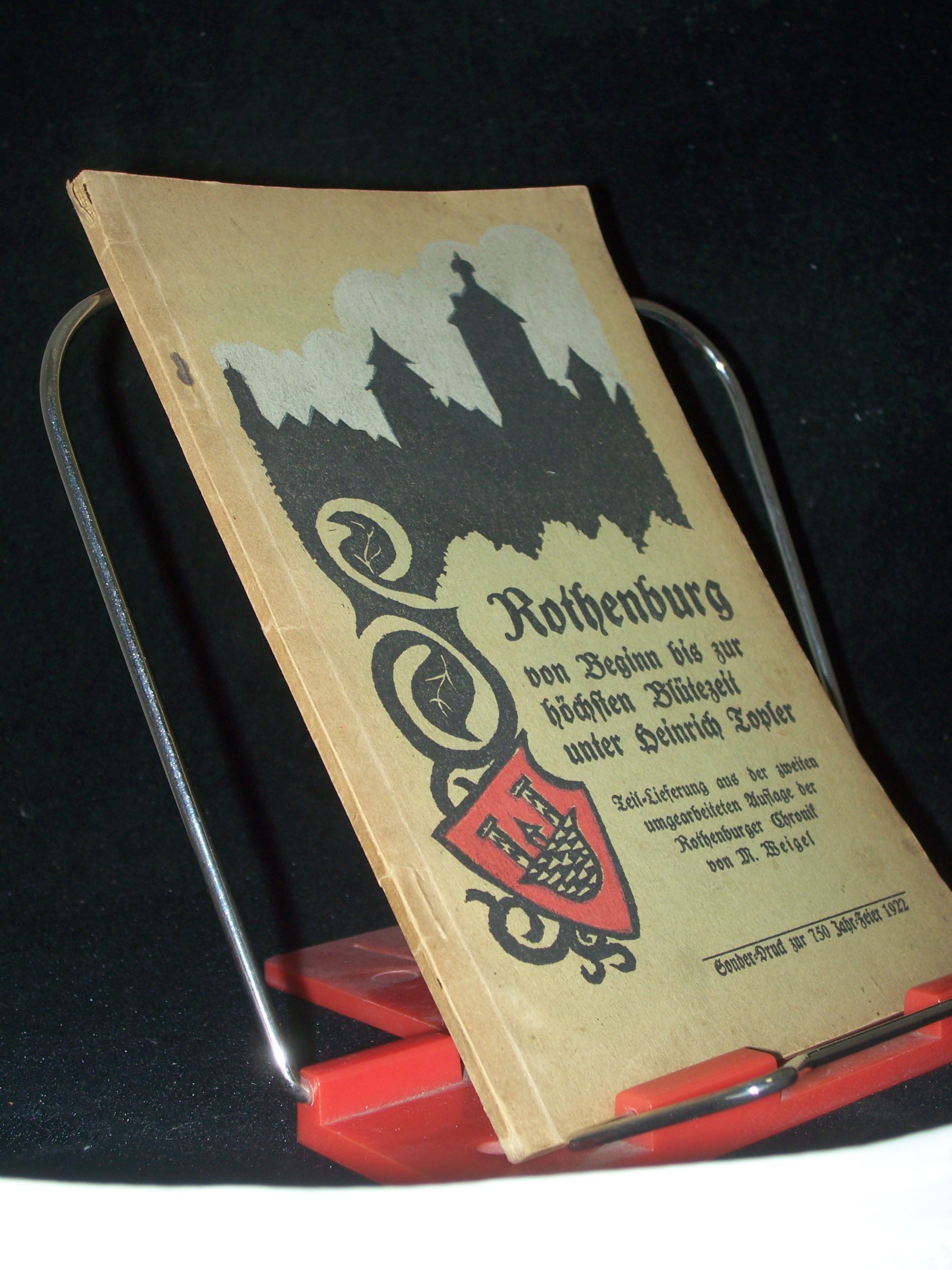 Artikelbild 1 des Artikels “Rothenburg von Beginn bis zur höchsten Blütezeit unter Heinrich
Topler / M. Weigel “