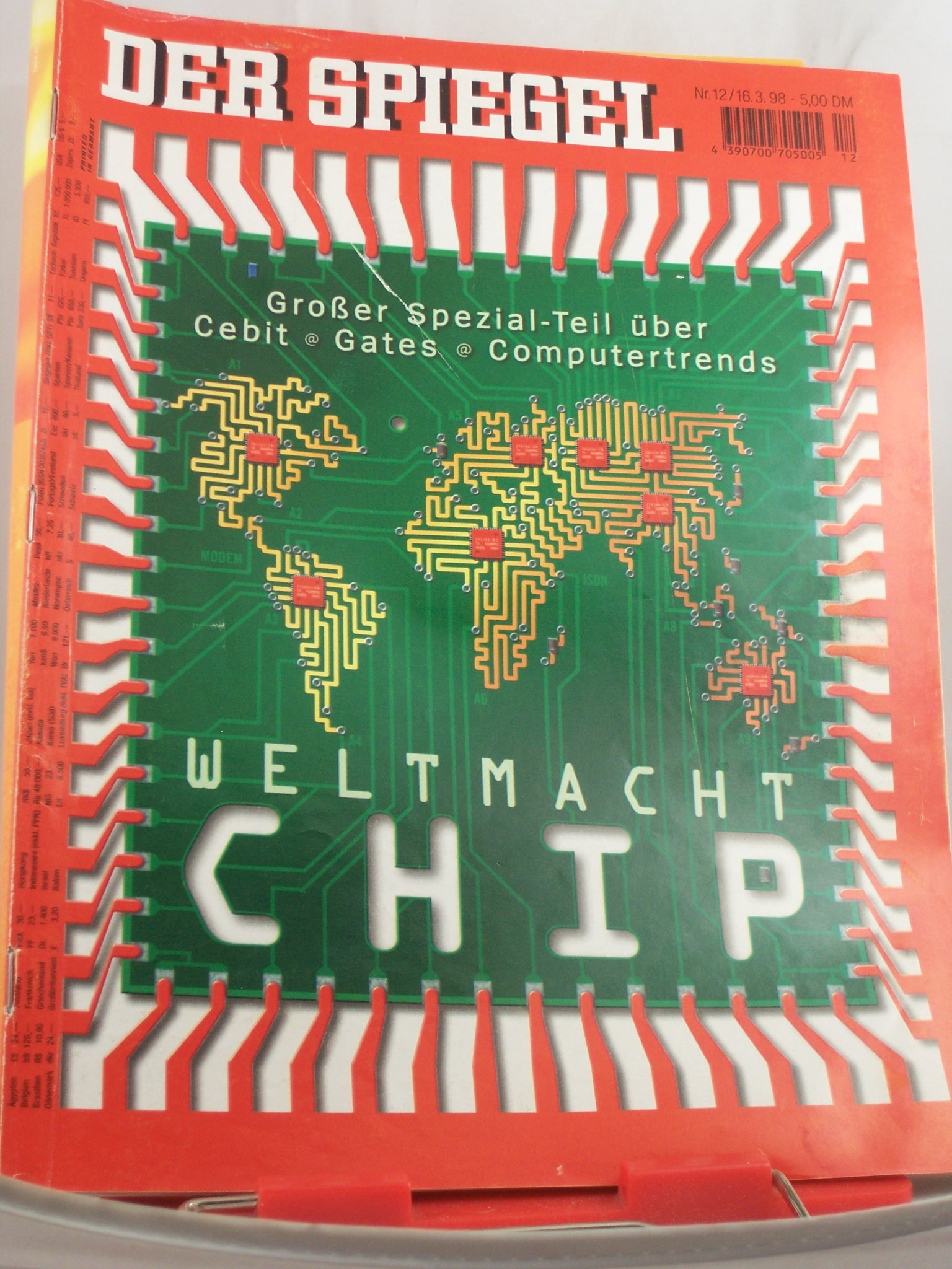 Artikelbild 1 des Artikels “12/1998, Weltmacht Chip “