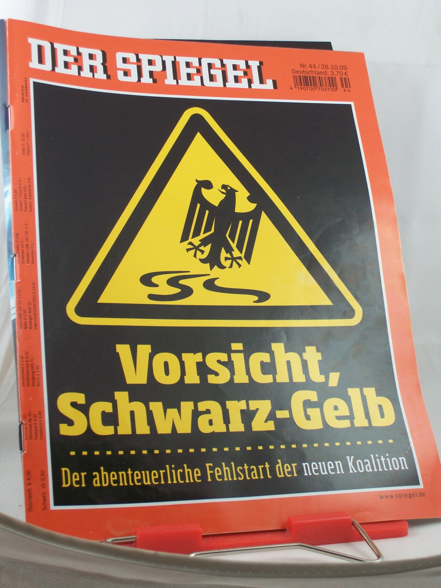 Artikelbild 1 des Artikels “44/2009, Vorsicht, Schwarz-Gelb “