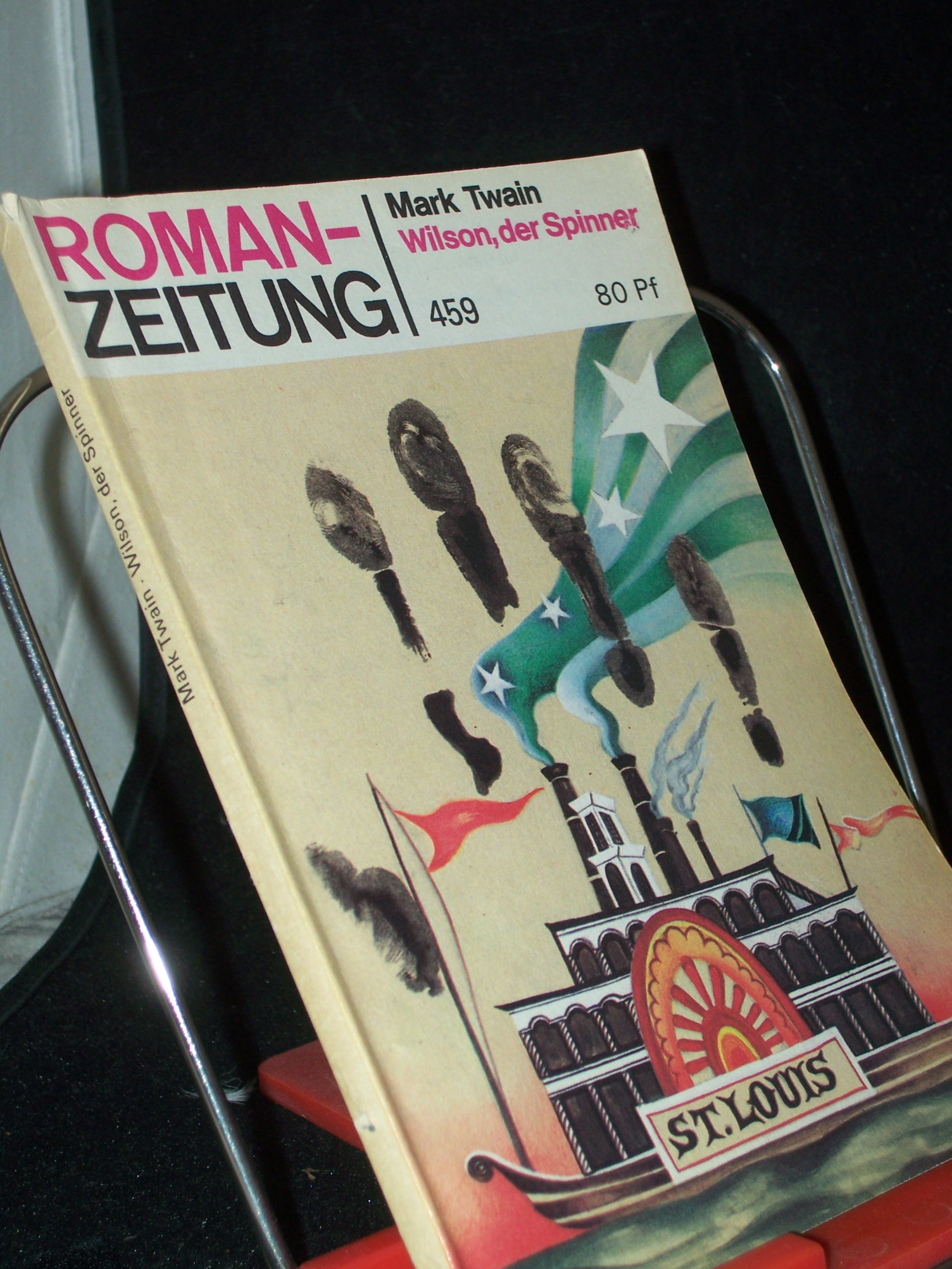 Artikelbild 1 des Artikels “Wilson, der Spinner / Mark Twain. [Aus d. Amerikan. von Reinhild Böhnke] “