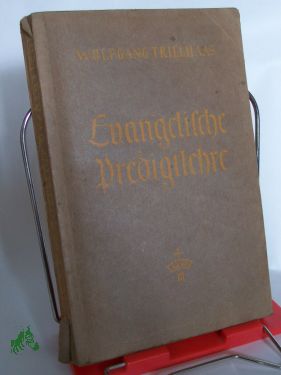Artikelbild 1 des Artikels “Evangelische Predigtlehre / Wolfgang Trillhaas “