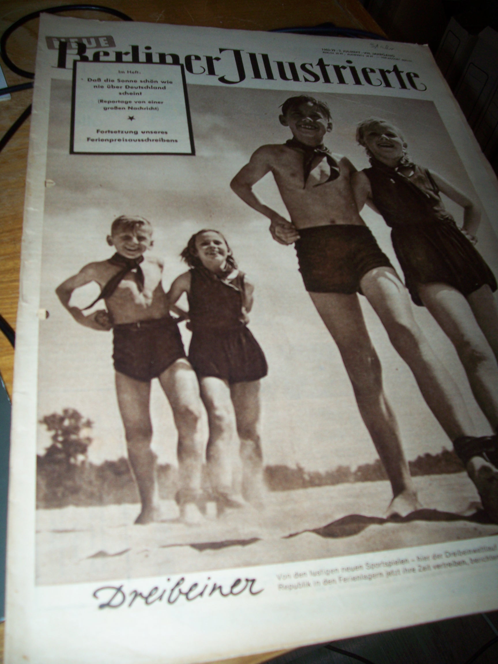 Artikelbild 1 des Artikels “29/1952 bericht von den Sportspielen “