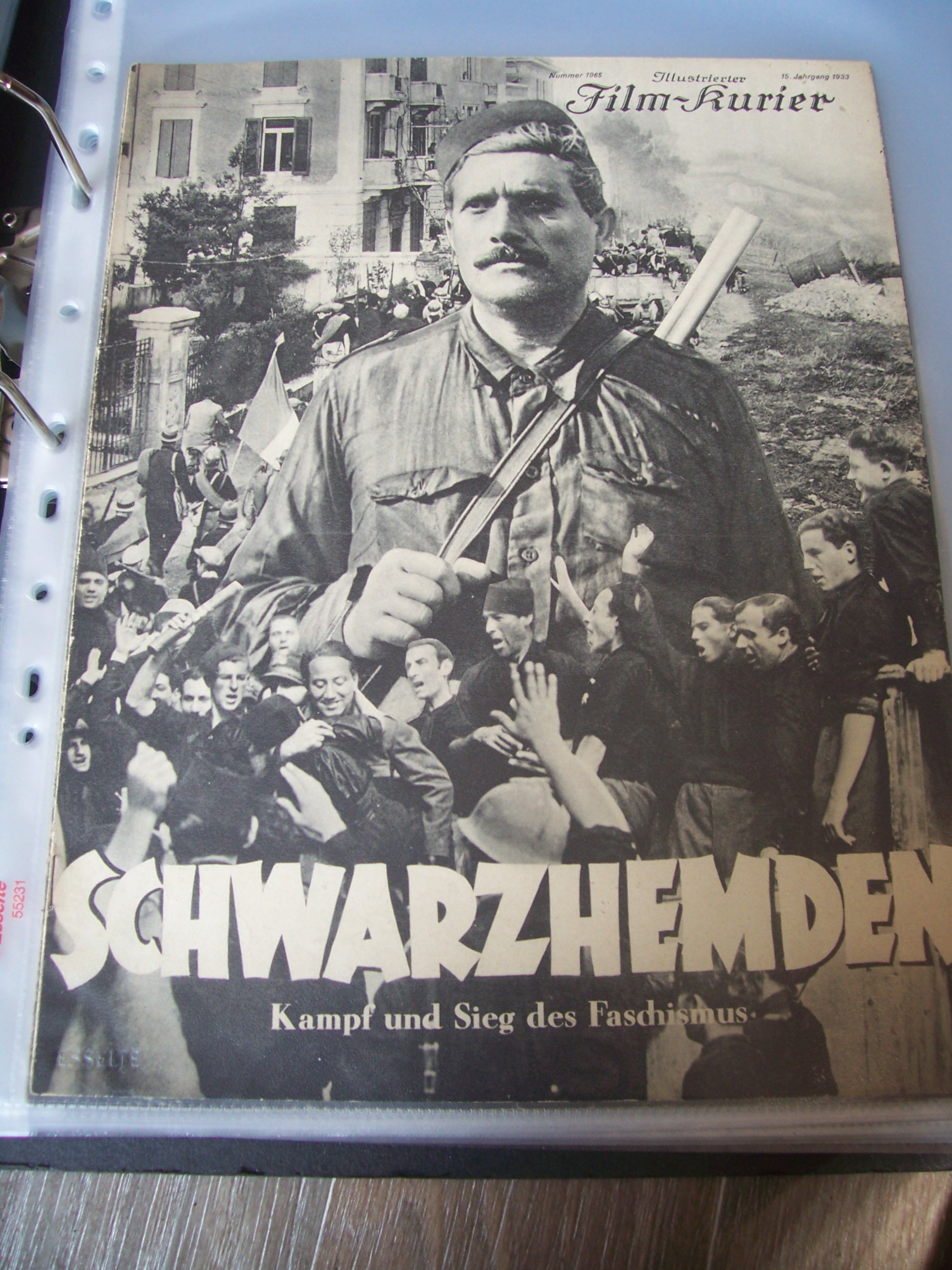 Artikelbild 1 des Artikels “Nummer 1965, 1933, Schwarzhemden. Kampf und Sieg des Faschismus “