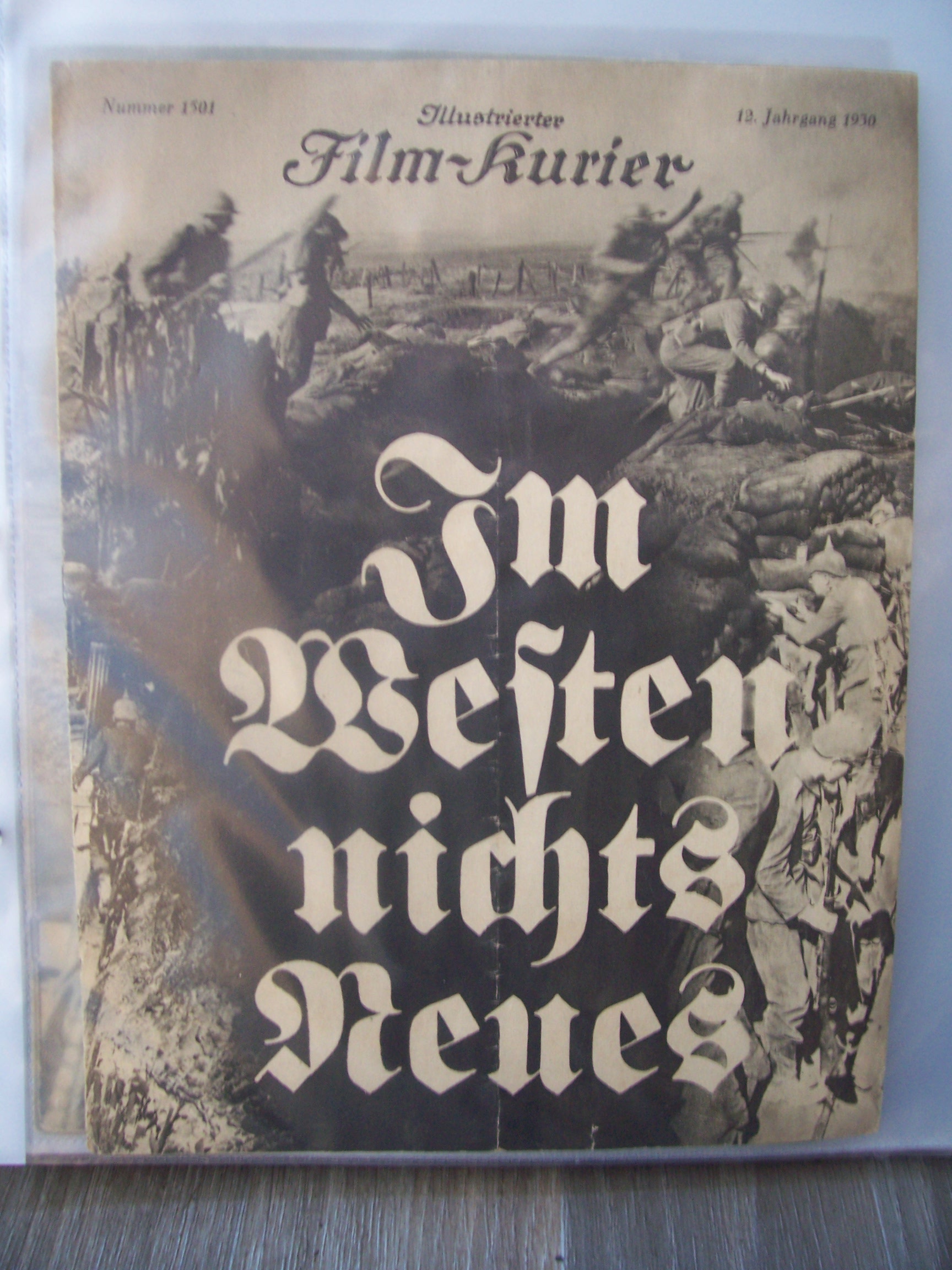 Artikelbild 1 des Artikels “Nummer 1501, 1930, Im Westen nichts Neues “