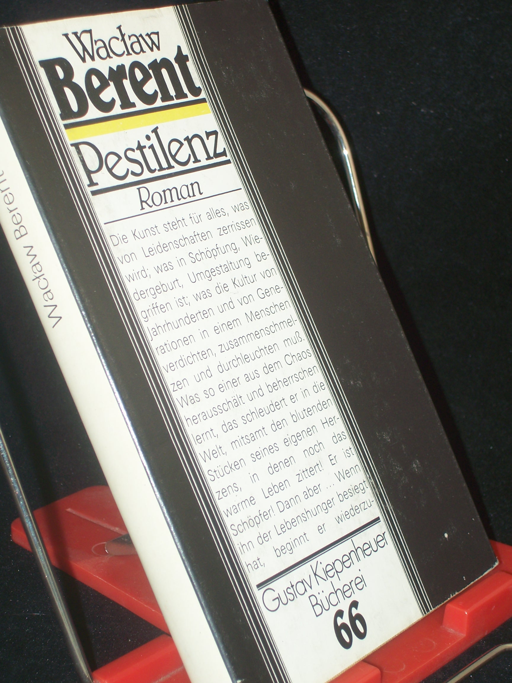 Artikelbild 1 des Artikels “Pestilenz : Roman / Waclaw Berent. [Aus d. Poln. von Julius Tenner] “